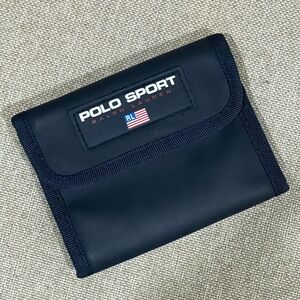 Polo sport Vtg men’s wallet multi pocket navy blue
